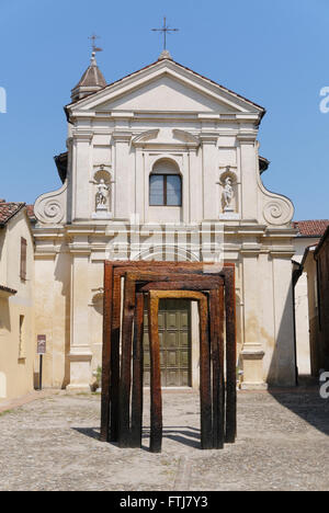 San Rocco Church and artwork, Sabbioneta, Mantua province, Lombardy, Italy Stock Photo