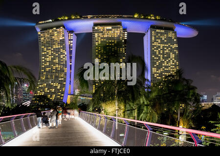 Marina Bay Sands hotel in Singapore Stock Photo