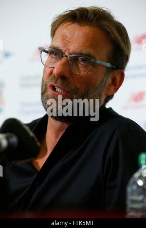 Liverpool UEFA Europa League Media Day Stock Photo - Alamy