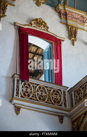 Interior of Church of Sao Pedro, Largo Terreiro de Jesus, Salvador, Bahia, Brazil Stock Photo