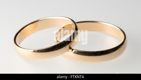 Engagement Rings Close Up Stock Photo
