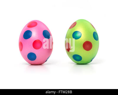 2 Easter eggs Stock Photo