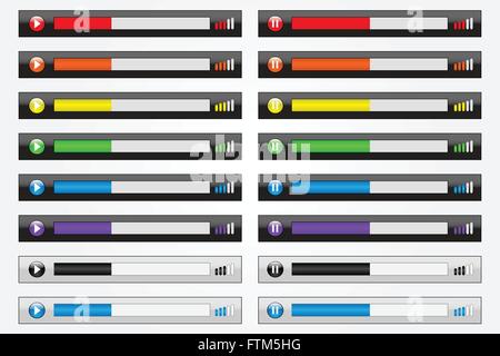 media player template Stock Vector Image Art Alamy media player template Stock Vector Image Art Alamy