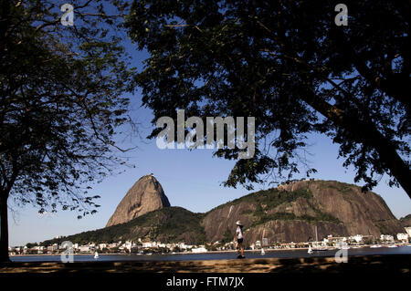 Botafogo Bay with Sugar Loaf in the background Stock Photo