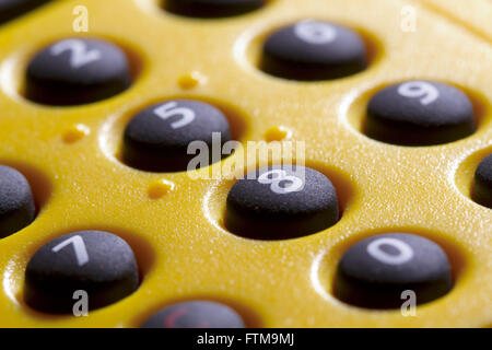 Numeric calculator keypad Stock Photo