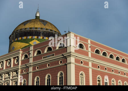 Teatro Amazonas - built in 1896 during the rubber boom Stock Photo