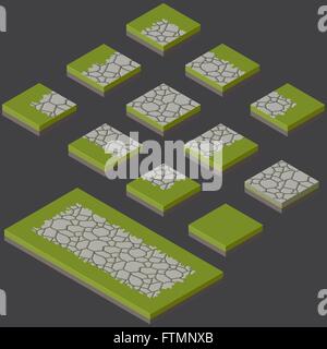 stone tiles kit Stock Vector Image & Art - Alamy