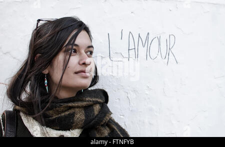 Woman in love Stock Photo