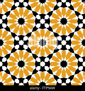 moroccan mosaic seamless Stock Vector