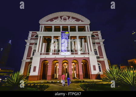 Teatro Amazonas - built in 1896 during the rubber boom Stock Photo