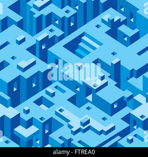 Abstract Architecture Seamless Texture Pattern Stock Vector