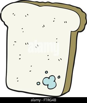 freehand drawn cartoon mouldy bread Stock Vector Image & Art - Alamy