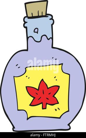 freehand drawn cartoon maple syrup Stock Vector