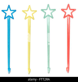 sticks for canape isolated on white background Stock Photo