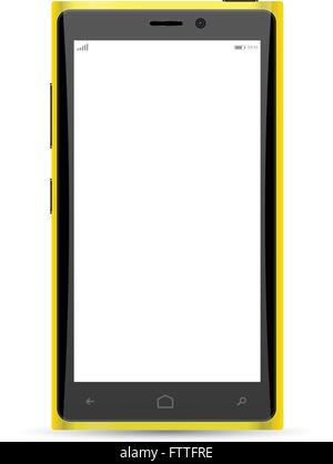 Mockup smartphones set vector realistic style. Vector illustration realistic. Can use for printing and web element. app element. Stock Vector
