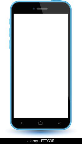 Mockup smartphones set vector realistic style. Vector illustration realistic. Can use for printing and web element. app element. Stock Vector