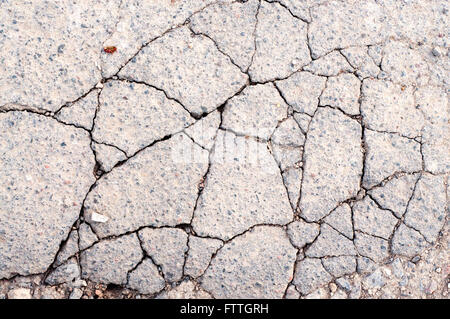 Cracked Asphalt Texture Stock Photo