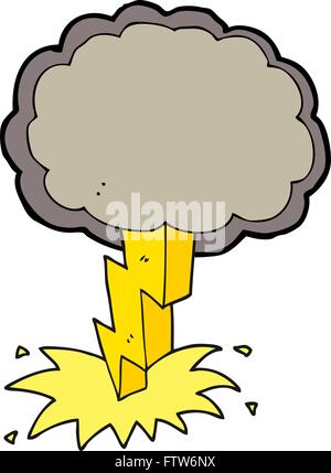 freehand drawn cartoon lightning bolt doodle Stock Vector Image & Art ...