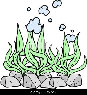 freehand drawn cartoon seaweed Stock Vector Image & Art - Alamy