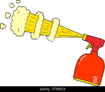 freehand drawn cartoon spray bottle Stock Vector