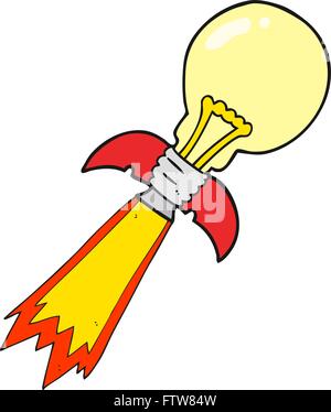 Freehand Drawn Cartoon Rocket Ship Flames Stock Vector Image & Art - Alamy