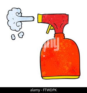 freehand textured cartoon spray bottle Stock Vector