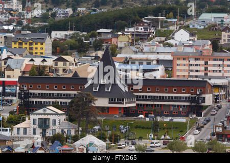 USHUAIA, ARGENTINA - NOVEMBER 2015.  Ushuaia is the capital of Tierra del Fuego, Antártida e Islas del Atlántico Sur Province, A Stock Photo