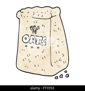 freehand textured cartoon oats Stock Vector