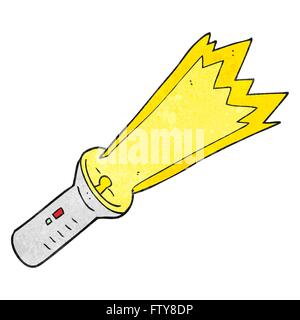 freehand textured cartoon torch Stock Vector