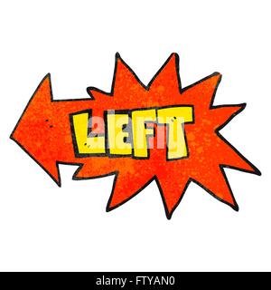 freehand drawn texture cartoon left symbol Stock Vector Image & Art - Alamy