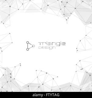Abstract triangular background Stock Vector