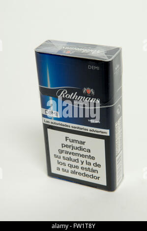 Rothmans Cigarettes Stock Photo