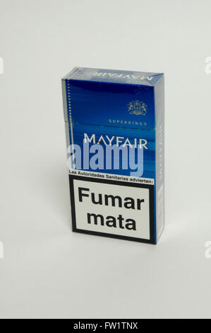 Packet of mayfair cigarettes hi-res stock photography and images