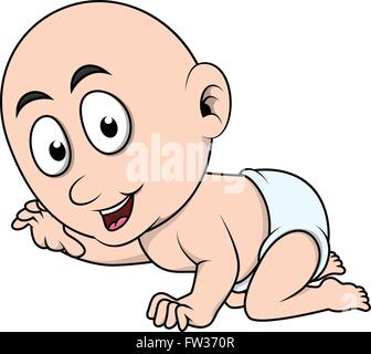 Baby playing Stock Vector