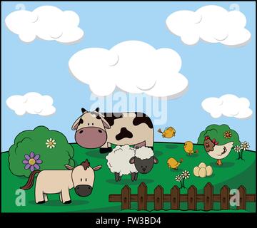 farm animal - vector Stock Vector Image & Art - Alamy