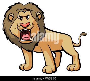 Lion Roar Stock Vector