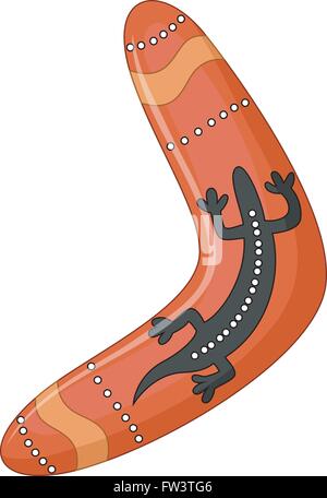 Boomerang cartoon Stock Vector