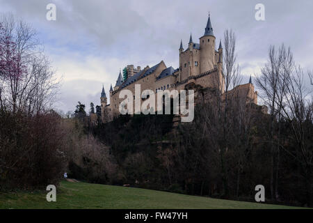 Alcazar in Segovia, Castile and Leon, Spain Stock Photo