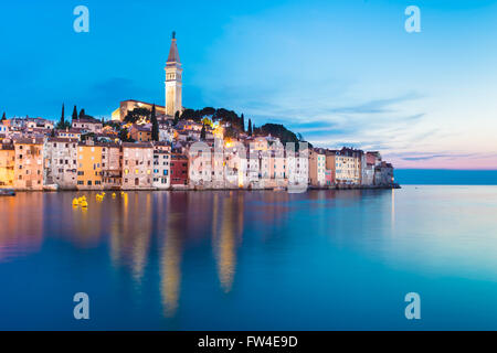 Coastal town of Rovinj, Istria, Croatia. Stock Photo