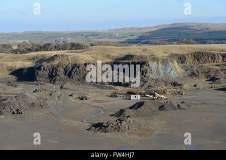 Tarmac's Bannerbank Quarry, on the outskirts of Glasgow, Scotland, UK Stock Photo