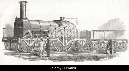 Lord of the Isles steam train, 1851 Stock Photo - Alamy