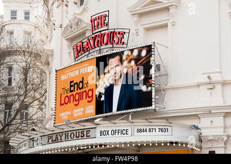 Matt Matthew Perry The End of Longing Playhouse Stock Photo