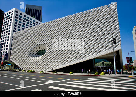 The Broad Contemporary Art Museum in Downtown Los Angeles, CA Stock Photo