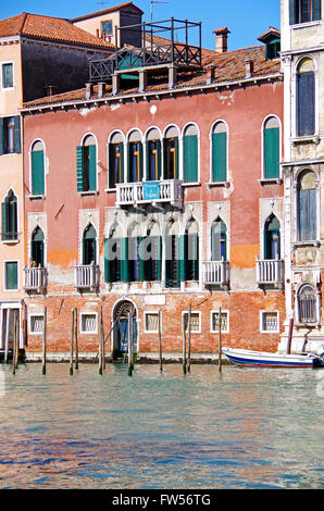 Venice, Italy, Palazzetto Tiepolo, Grand Canal, Stock Photo