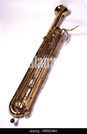 Contrabass Sarrusophone in C by B. Eppelsheim, Munich, 2000 after Couesnon c. 1875 Stock Photo