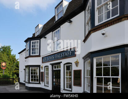 Sir John Falstaff Inn, opposite Charles Dickens's last home at Gad's Hill Place, Higham, Rochester, Kent, and beloved by CD. 'A Stock Photo