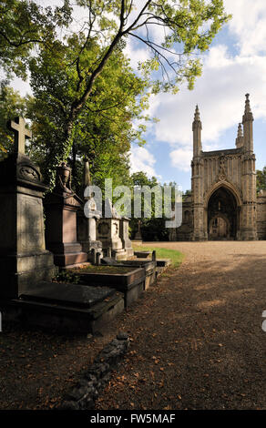 Nunhead Cemetery, Peckham, London. Anglican chapel by architect Thomas ...