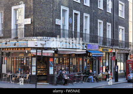 the offices of English novelist Charles Dickens, on the corner of Wellington St and Tavistock St, (was York St.), Covent Garden, London, from which he ran the weekly magazine All the Year Round, after his well-known quarrel with his partners, Messrs. Bradbury and Evans. Stock Photo