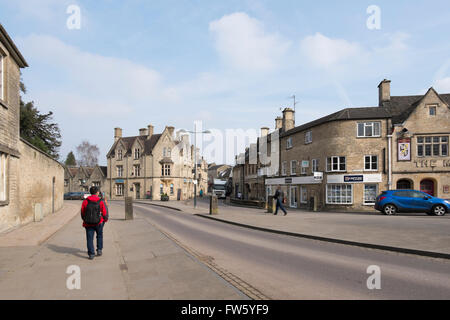 Park Lane on the one way system in Cirencester, Gloucestershire, UK Stock Photo