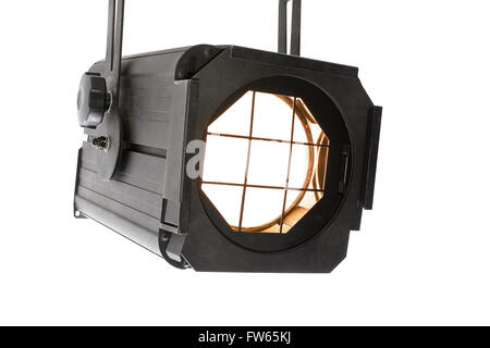 Lightspot for stage on white background Stock Photo